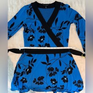 White House Black Market Reversible Kimono Style Fit and Flare Dress